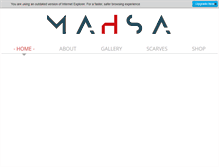Tablet Screenshot of mahsapage.com